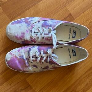 Keds Women's Sneakers Purple Cream Pastel Tie-Dye Women’s 9.5 Elizabeth & James